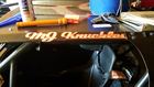 Letter Decal for Dirt Track Car