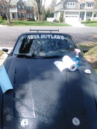 first NOVA Outlaws car club decal on my 2001 s2000