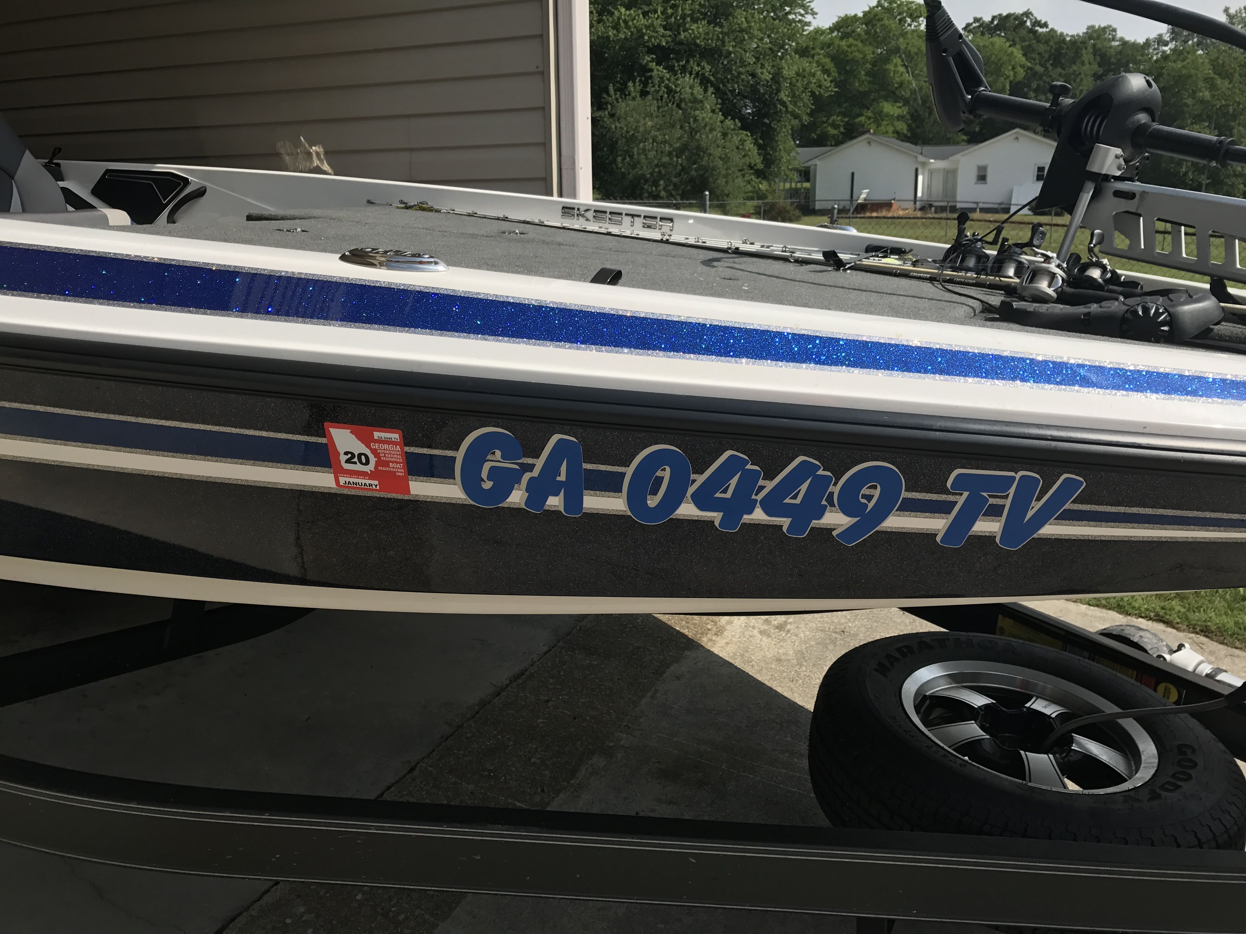This is a registration number for my boat.  Whar i received in the mail was exactly what i ordered. 