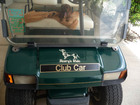 Henry enjoys rides even more with his custom sign on the front