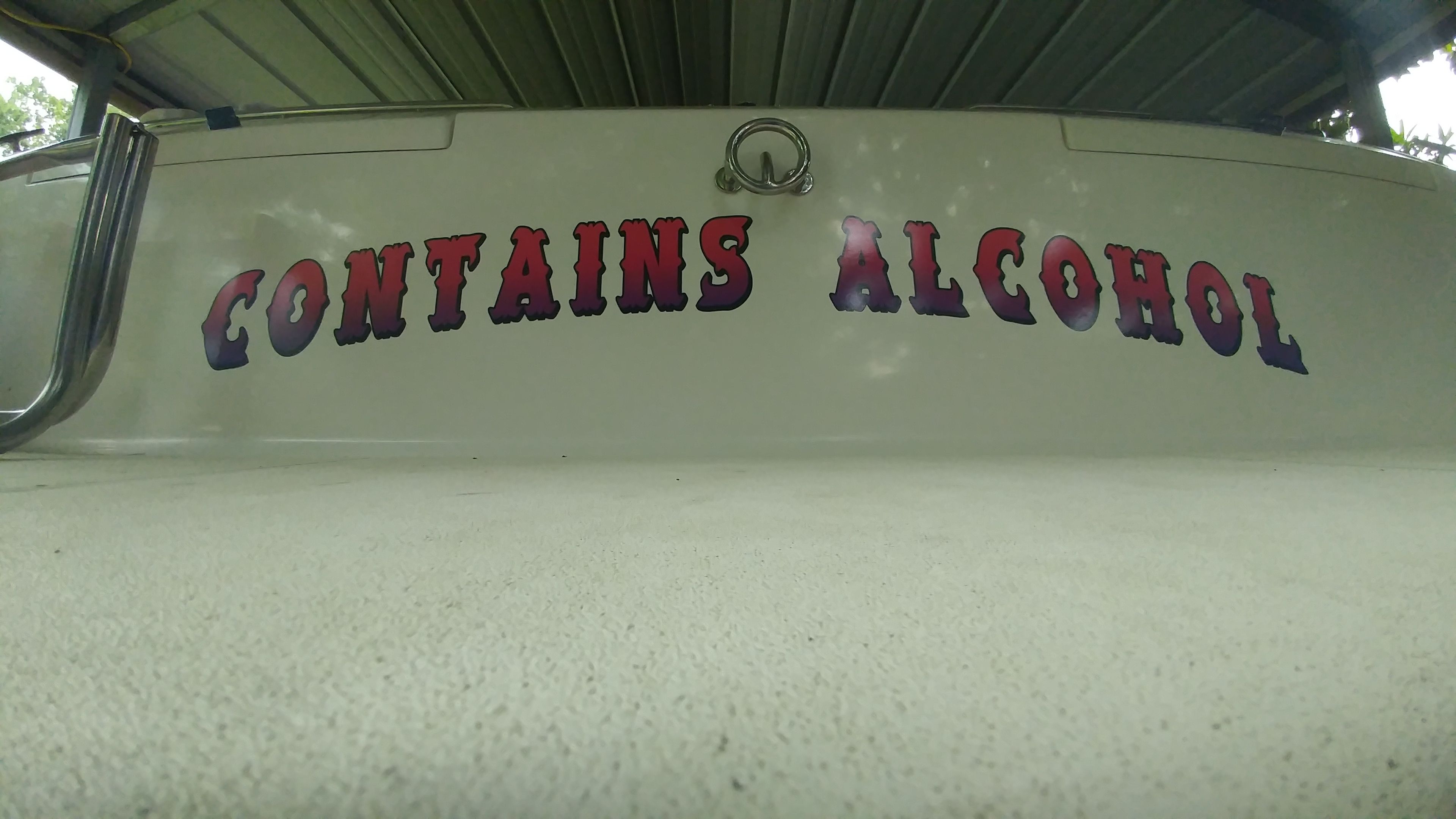 Vinyl boat name decal