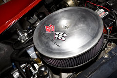 Custom Corvette air filter lid decal