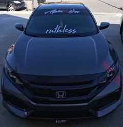 ruthless car decal