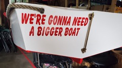 Freshly installed boat name!