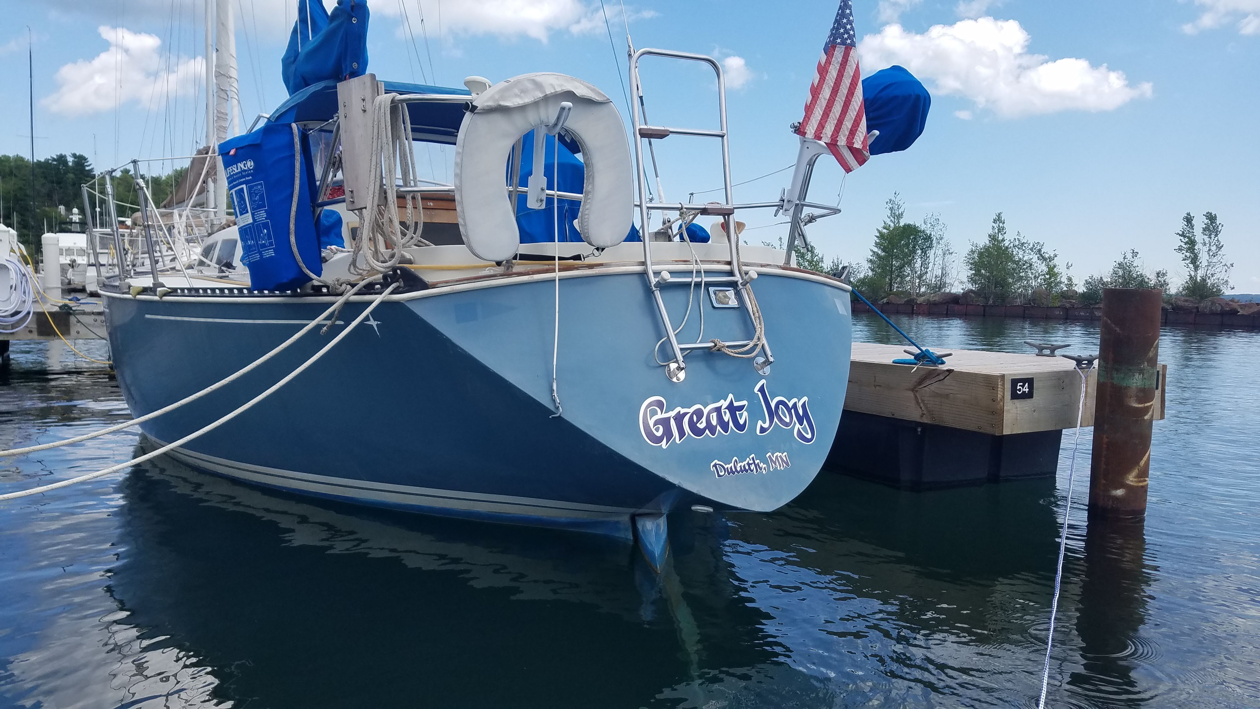 Lake Superior sailboat