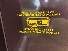 Mailbox Instructions 2 of 2