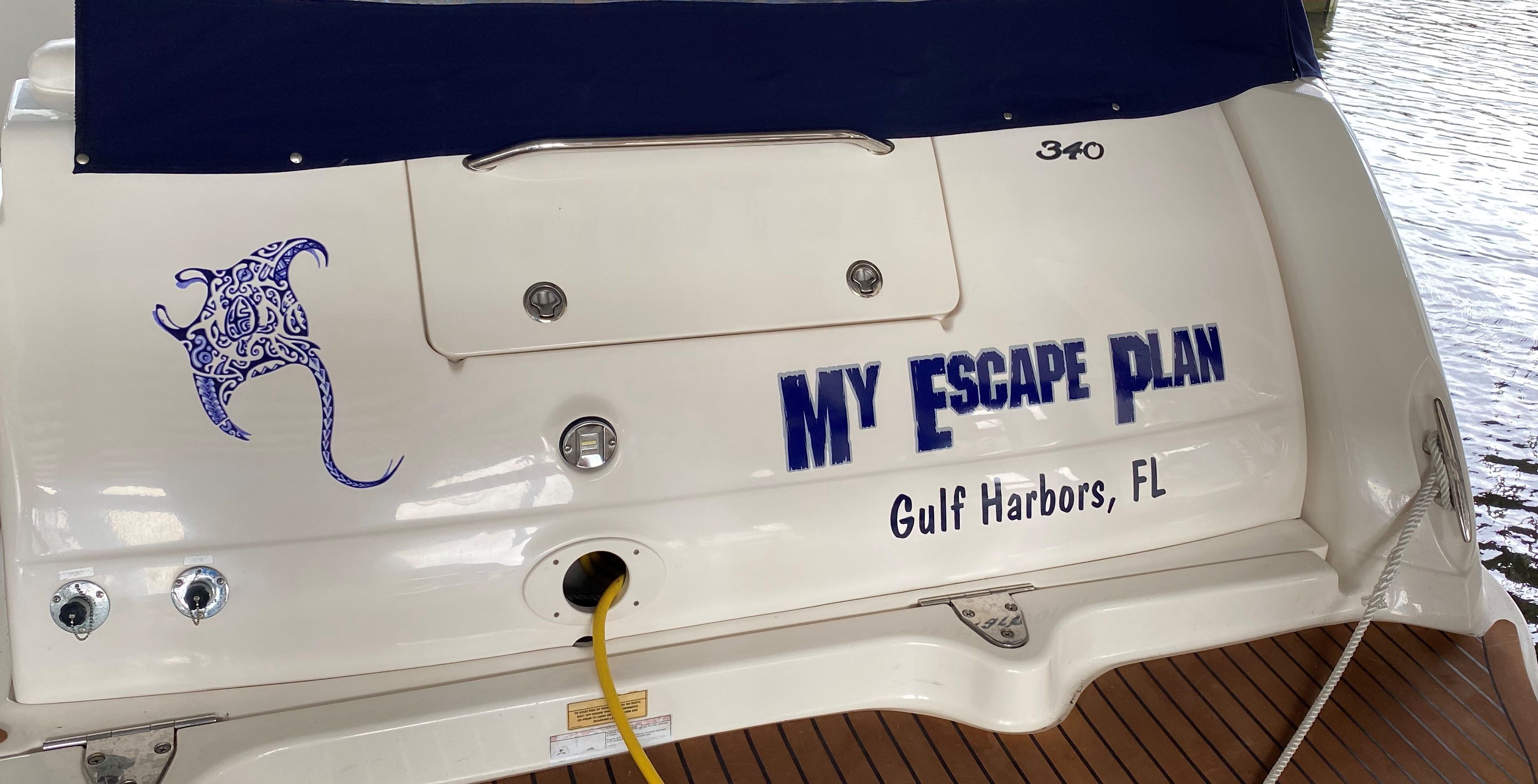 First lettering order and decal - new letters to be applied