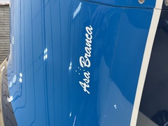 Airplane name decal